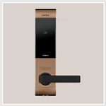 Khóa điện tử Hafele EL7900 / Thân khóa nhỏ, dùng cho Cửa gỗ, màu Vàng hồng, Mã số 912.05.652